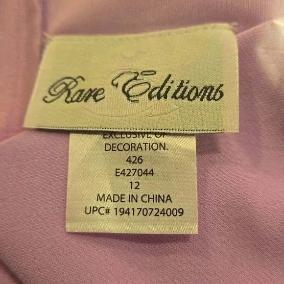 Rare Editions Cold Shoulder Costume Back Train big girls Size 12 - Picture 11 of 13